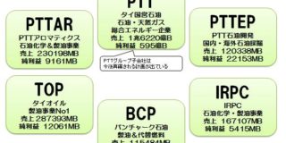 2010年タイ上場企業不動産と資源編