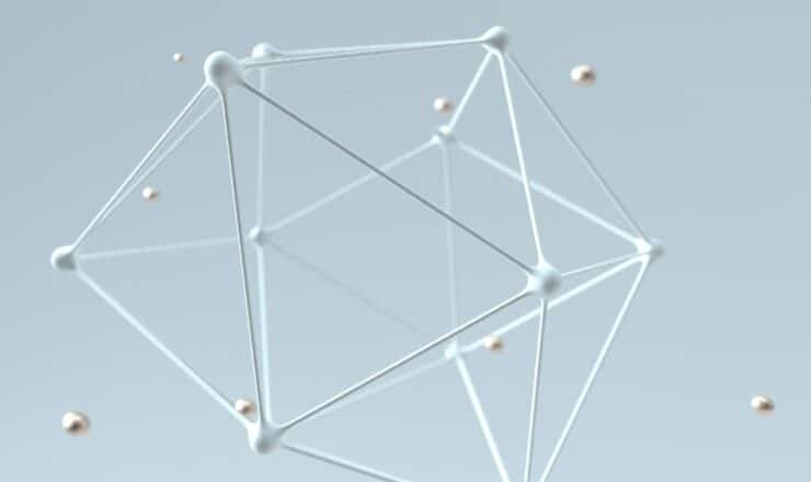a white antenna with many small balls