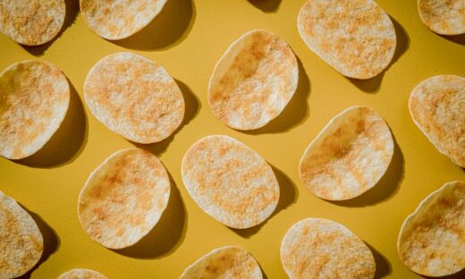 brown and white round cookies