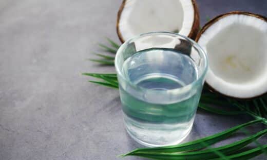 clear drinking glass with water