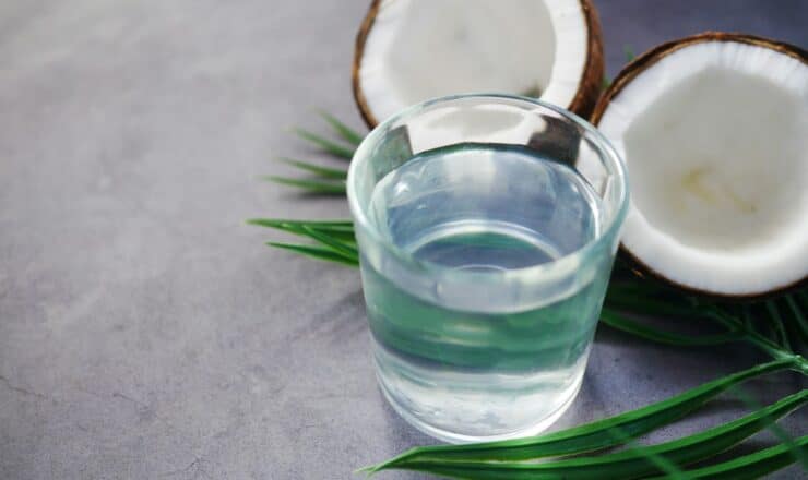 clear drinking glass with water